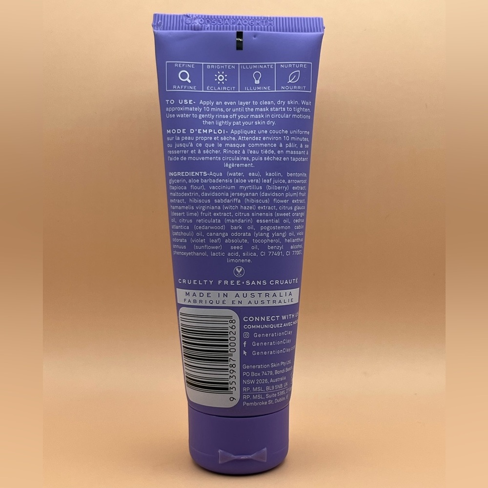 Generation Skin - Ultra Violet Brightening Purple Clay Mask - Picture 2 of 2